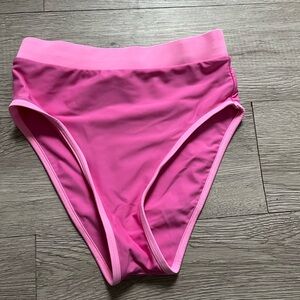 93 Play Street Molly Bikini Bottoms – Poppy Pink – Size Small